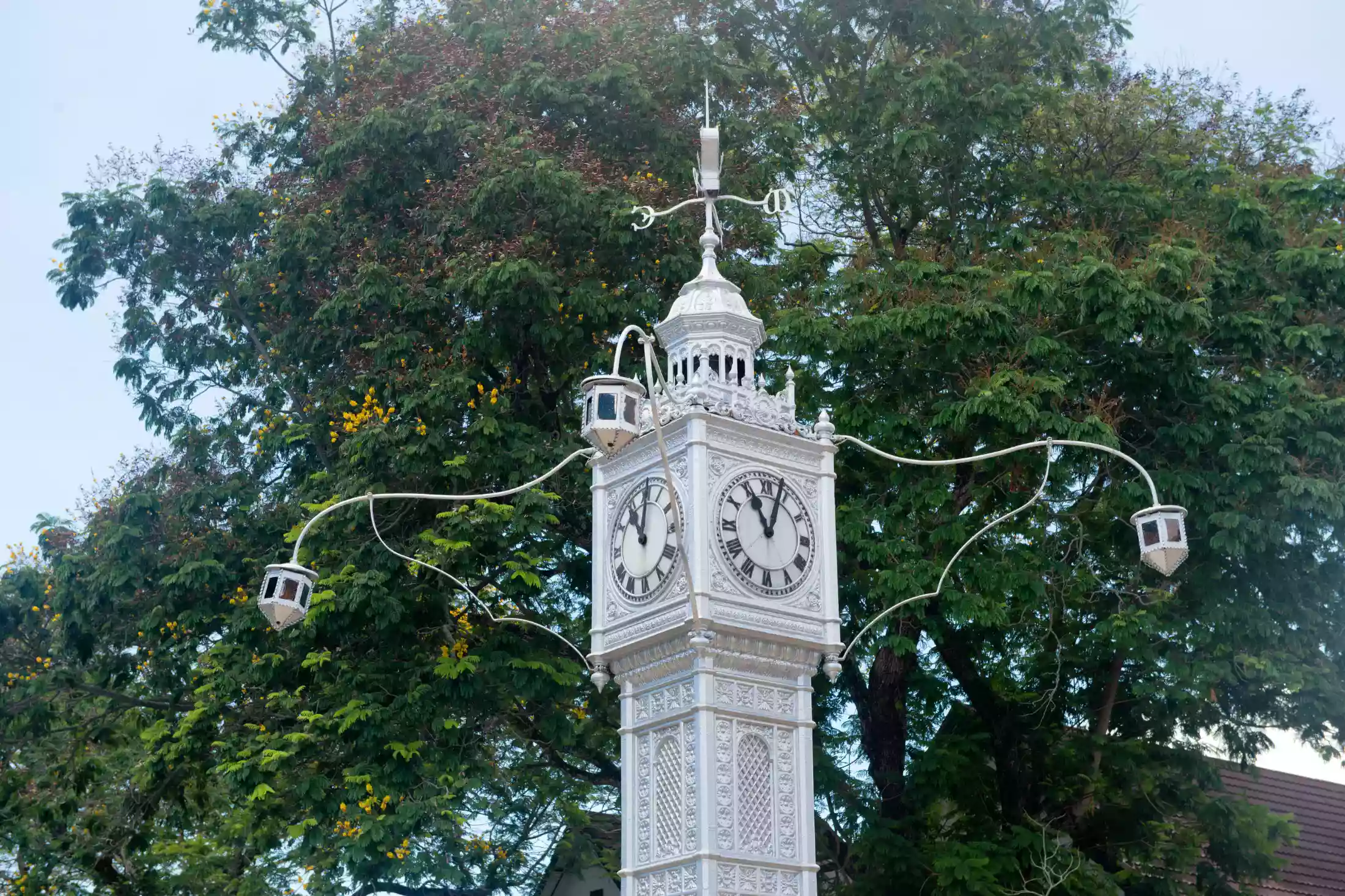 District Clock Tower in Victoria Seychelles
