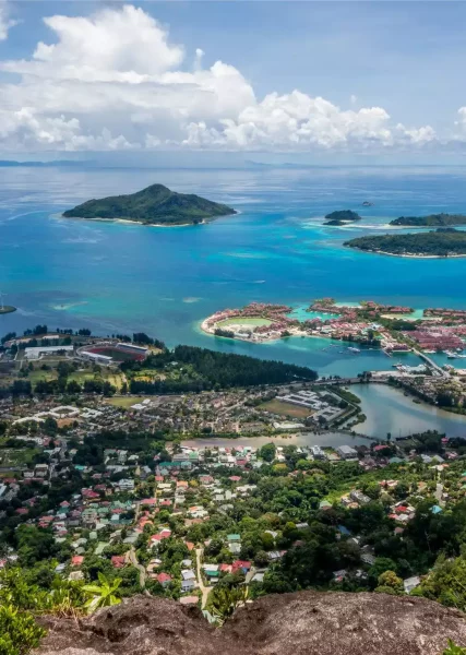 Victoria, capital of Seychelles.